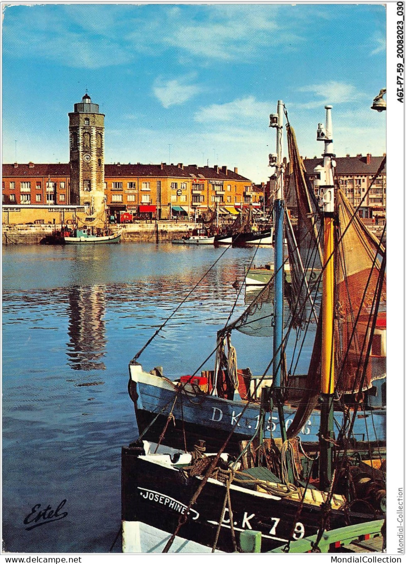 AGIP7-59-0524 - DUNKERQUE - La Tour De Leughenaer Vue Du Port  - Dunkerque