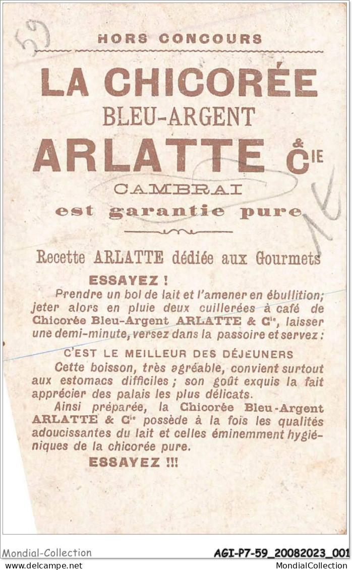 AGIP7-59-0510 - CAMBRAI - Le Jour Des étrennes CHICOREE ARLATTE L AN 1564 - Té & Café