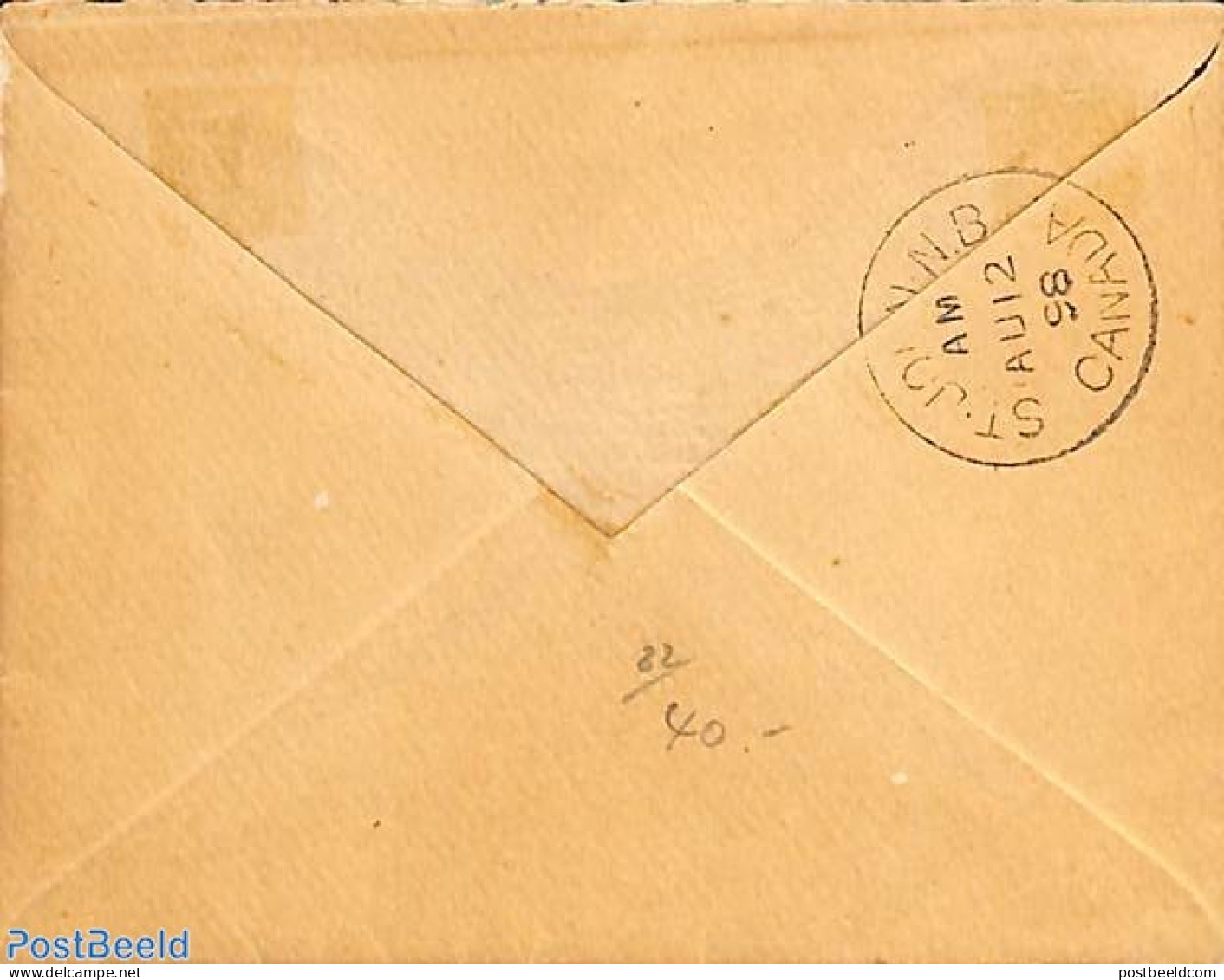 Newfoundland 1898 Letter To New Brunswick, Postal History, Various - Lighthouses & Safety At Sea - Lighthouses