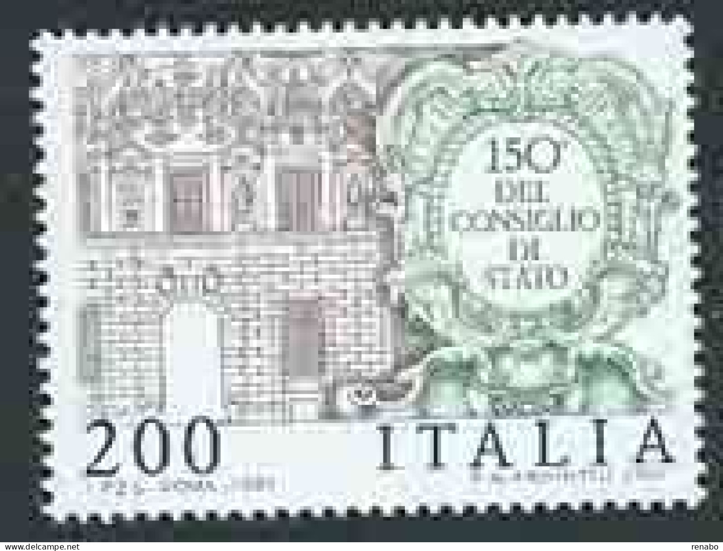 Italia 1981; Consiglio Di Stato, Anniversario Della Sua Istituzione. - 1981-90: Mint/hinged