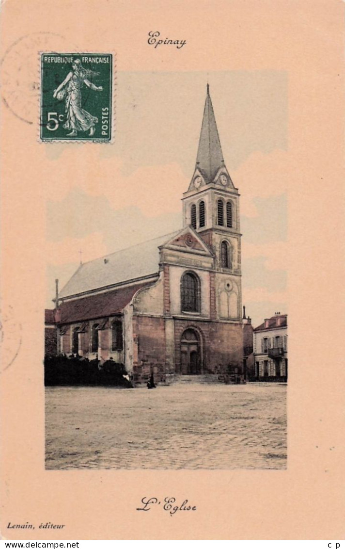 Epinay Sur Seine -  L'Eglise  - CPA °J - Andere & Zonder Classificatie