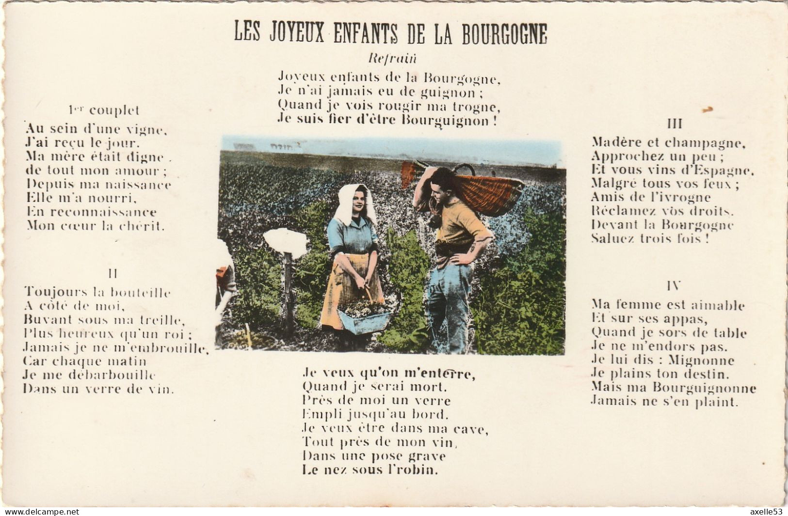 Les Joyeux Enfants De La Bourgogne (10441) En Vendanges - Bourgogne