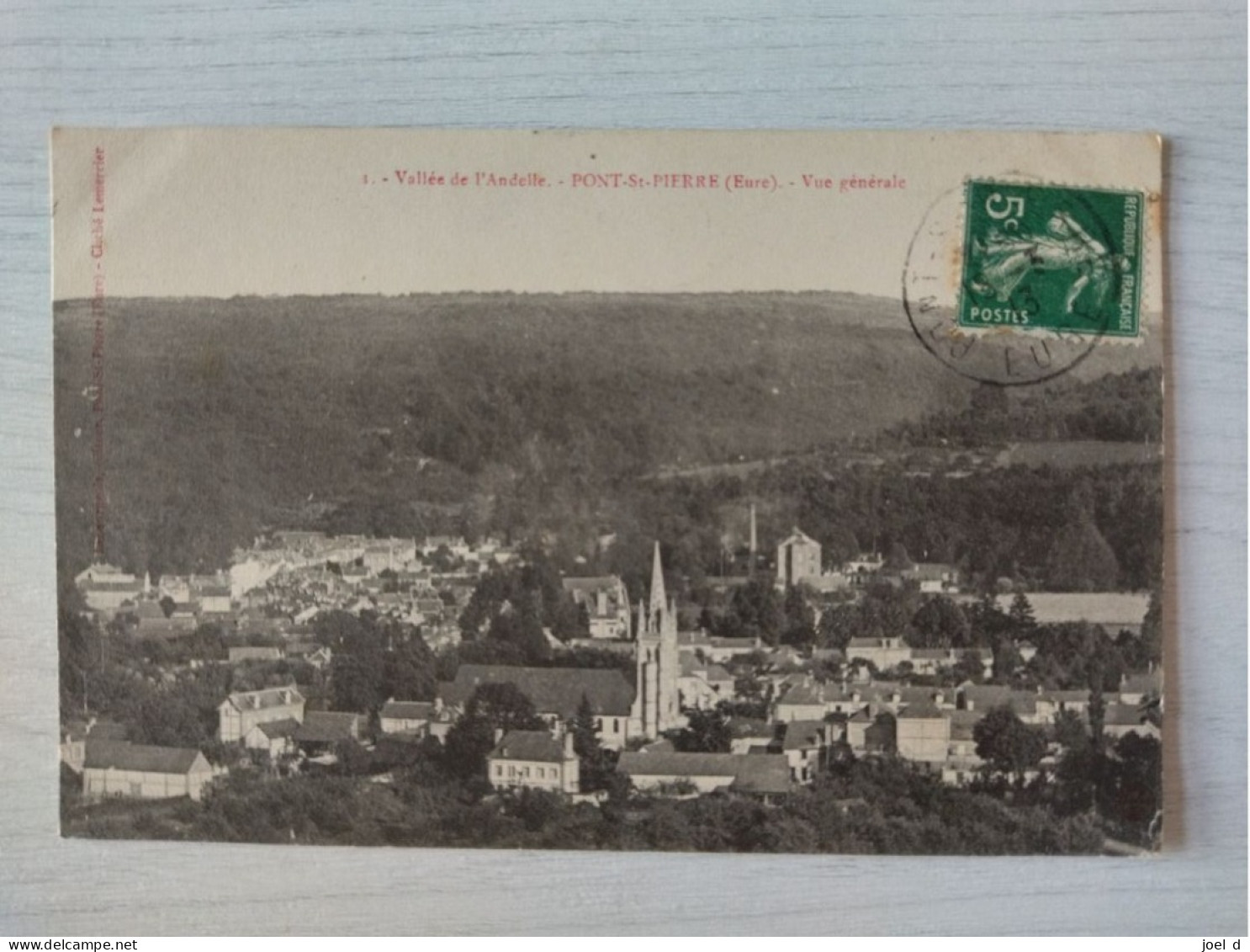 CPA 27 Eure Ponte Saint Pierre: Vue Générale Vallée De L'Andelle (circulé) - Autres & Non Classés