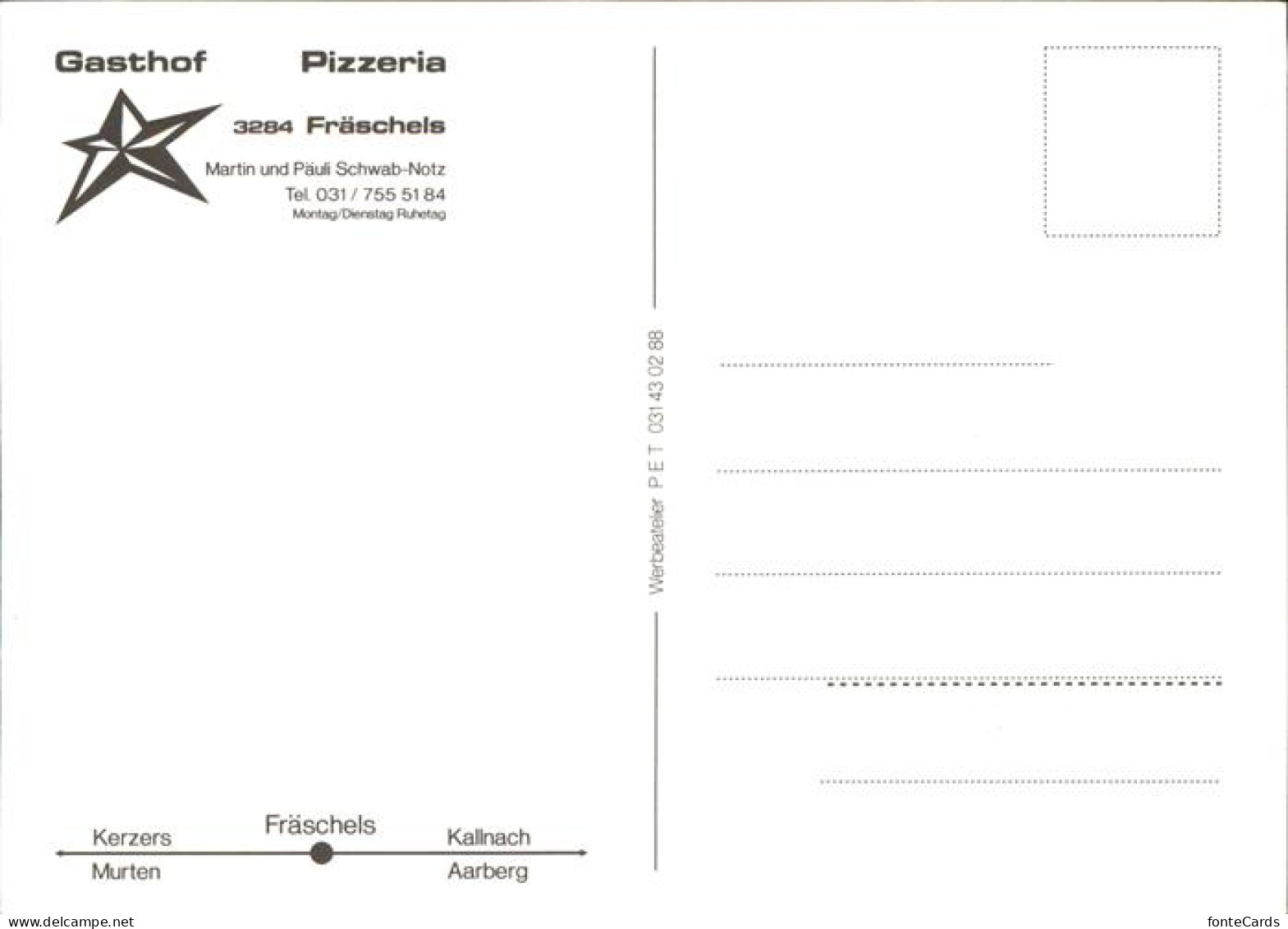 11467091 Fraeschels Gasthof Pizzeria Fraeschels - Autres & Non Classés