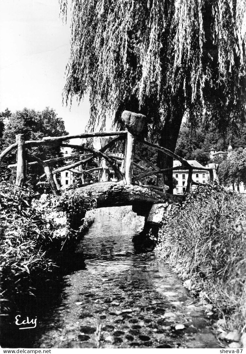 38 - Uriage Les Bains - Le Petit Pont Dans Le Parc De L'Etablissement Thermal - Uriage