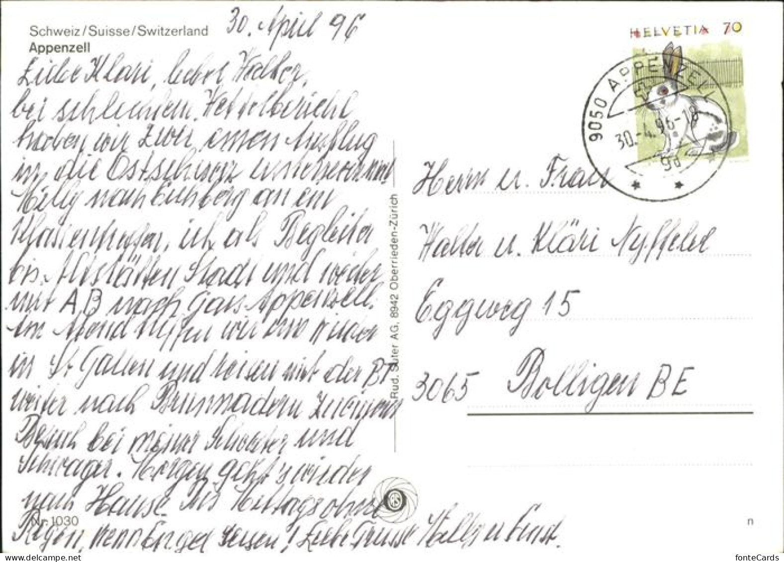 11467007 Appenzell IR Panorama Dorfpartie Trachten Kuhglocken Wappen Appenzell - Other & Unclassified