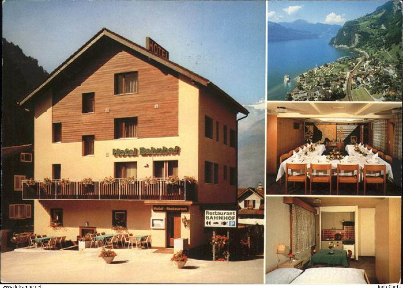 11466987 Sisikon Hotel Restaurant Bahnhof Panorama Urnersee Sisikon - Sonstige & Ohne Zuordnung