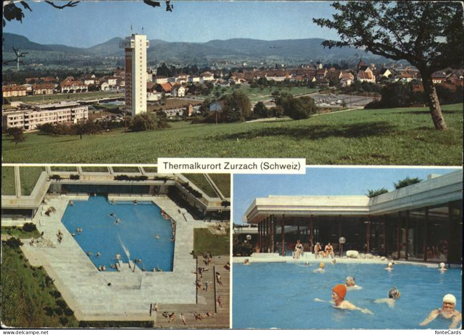 11466978 Zurzach Thermalquelle Thermalbad Rheumaklinik Turmhotel Kurort Bad Zurz - Autres & Non Classés