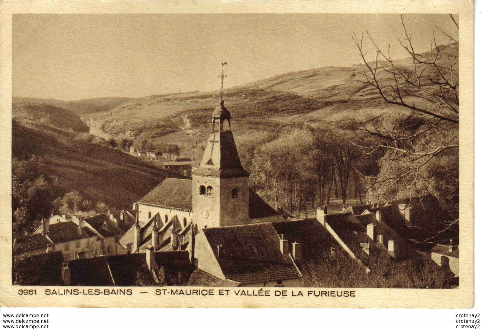 39 SALINS LES BAINS Vers Arbois Mouchard N°3961 St Maurice Et Vallée De La FURIEUSE VOIR DOS - Arbois