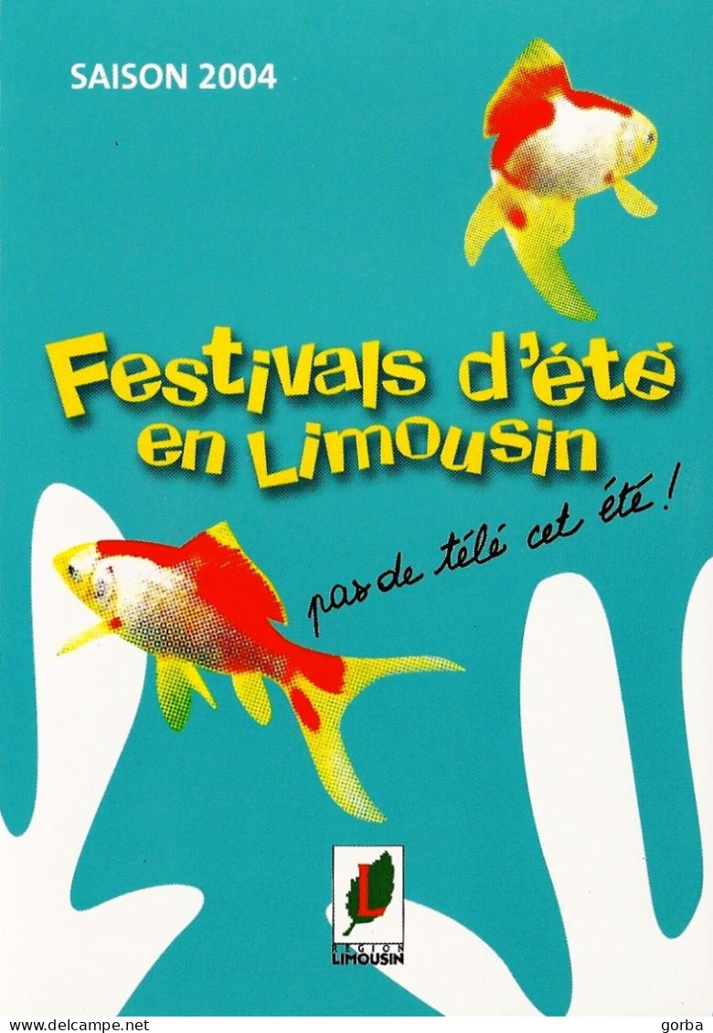 *CPM - Festival D'été En Limousin Saison 2004 PUB - Verso Dates Et Lieux - Other & Unclassified