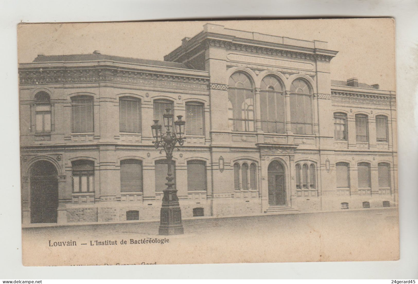 CPA PIONNIERE LEUVEN OU LOUVAIN (Belgique-Brabant Flamand) - L'Institut De Bactériologie - Leuven