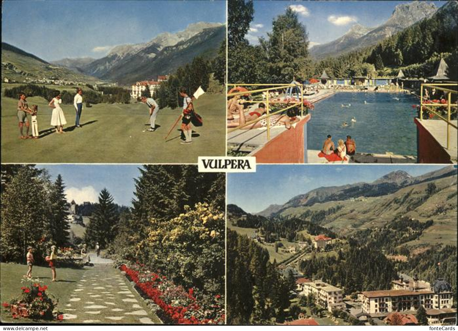 11466825 Vulpera Golf Schwimmbad Park Alpine Heilbad Alpenpanorama Vulpera - Other & Unclassified