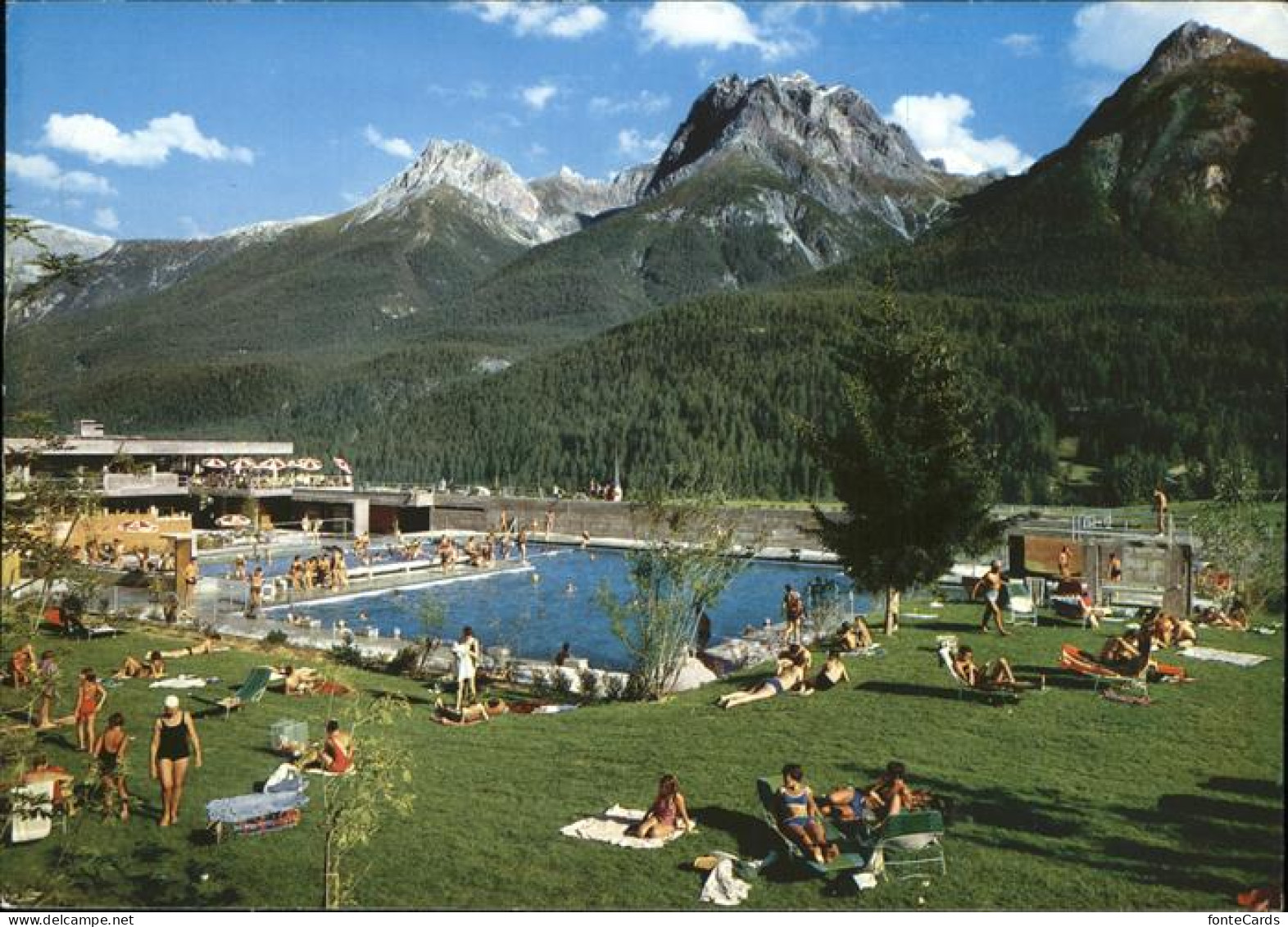 11466823 Scuol Schwimmbad Tr? Lischanagruppe Alpine Heilbad Scuol - Other & Unclassified