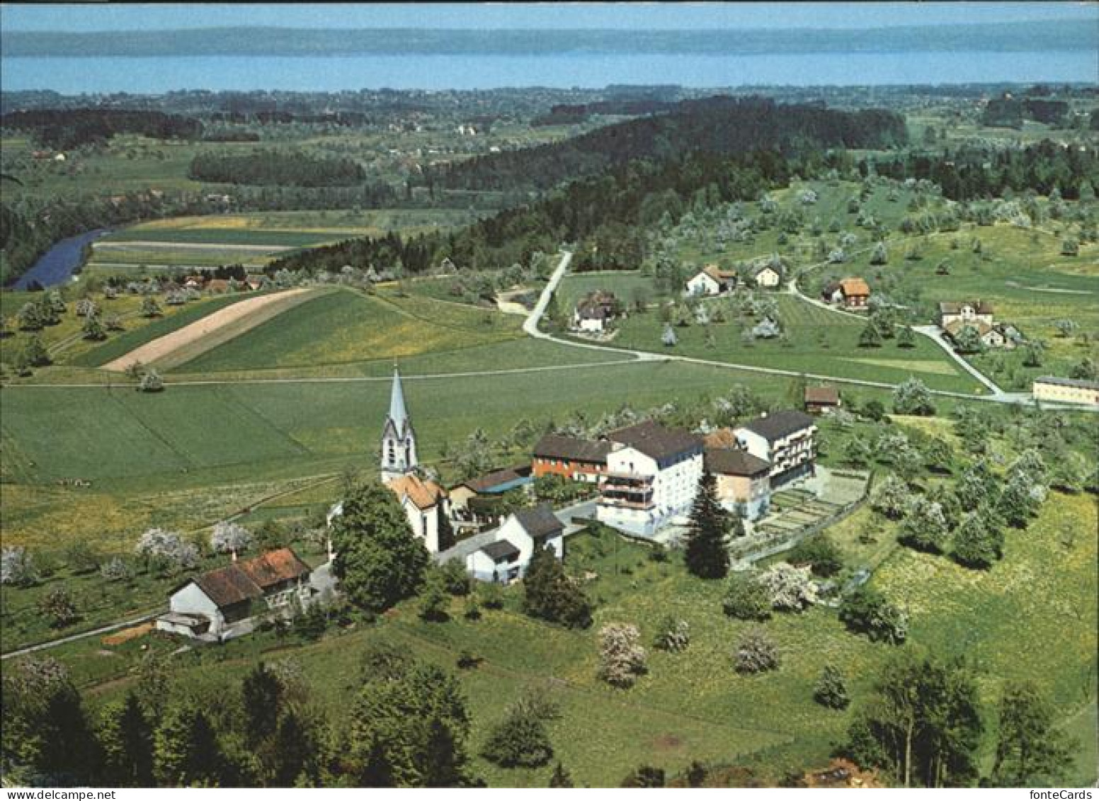 11466799 St Pelagiberg Kurhaus Marienburg Bodensee Fliegeraufnahme St. Pelagiber - Sonstige & Ohne Zuordnung