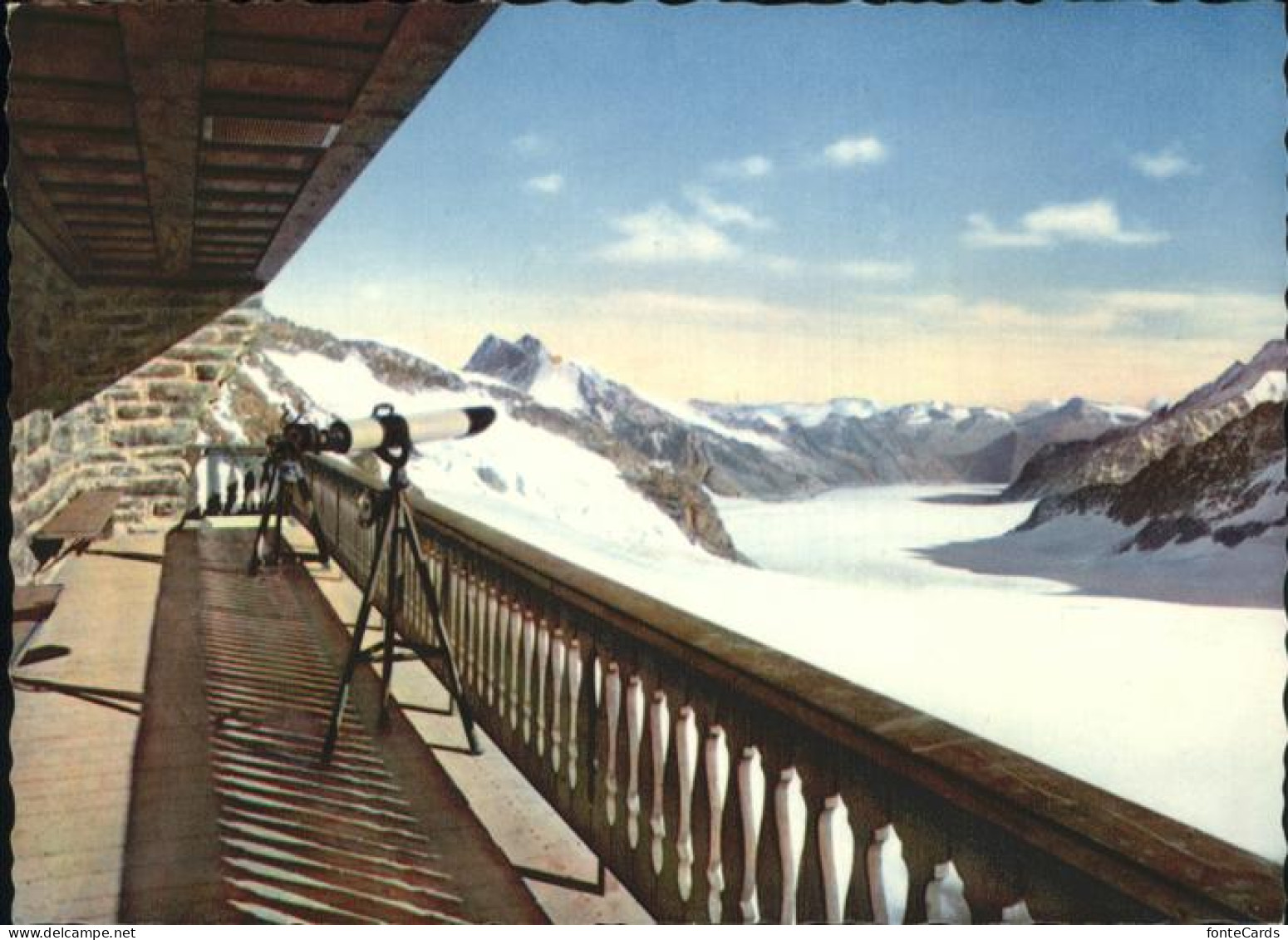 11464290 Jungfraujoch Blick Vom Hotel Berghaus Auf Aletschgletscher Jungfraujoch - Other & Unclassified