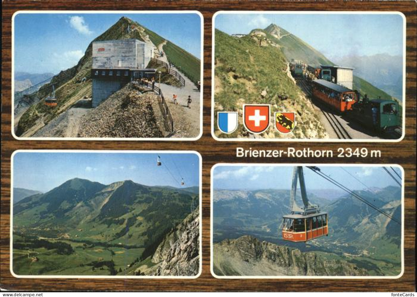 11464245 Brienzer Rothorn BE Luftseilbahn U.Dampfzahnradbahn (mit Stations-Stemp - Autres & Non Classés