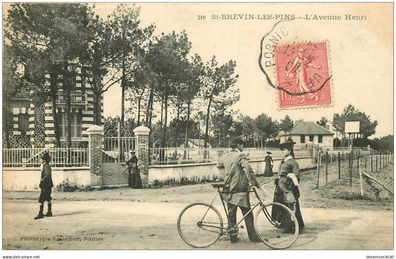 44 SAINT-BREVIN-LES-PINS. L'Avenue Henri 1907 - Saint-Brevin-les-Pins