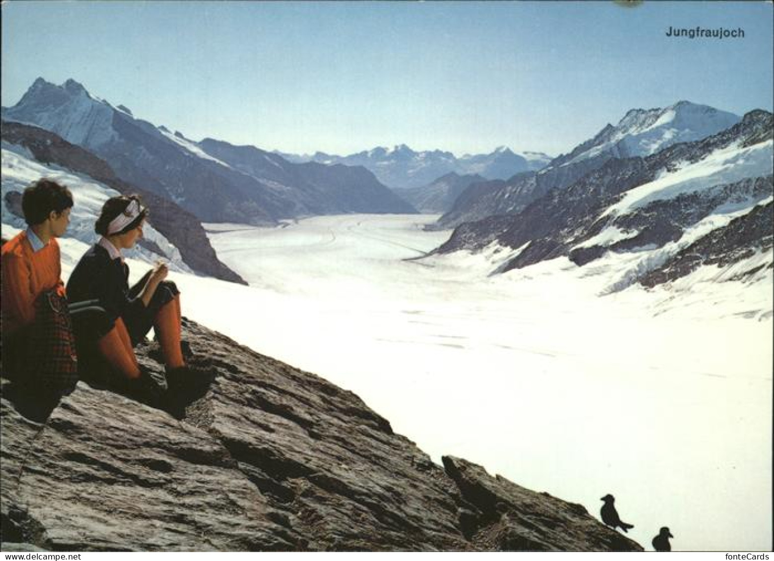 11464202 Jungfraujoch Mit Grossem Aletschgletscher Jungfraujoch - Autres & Non Classés