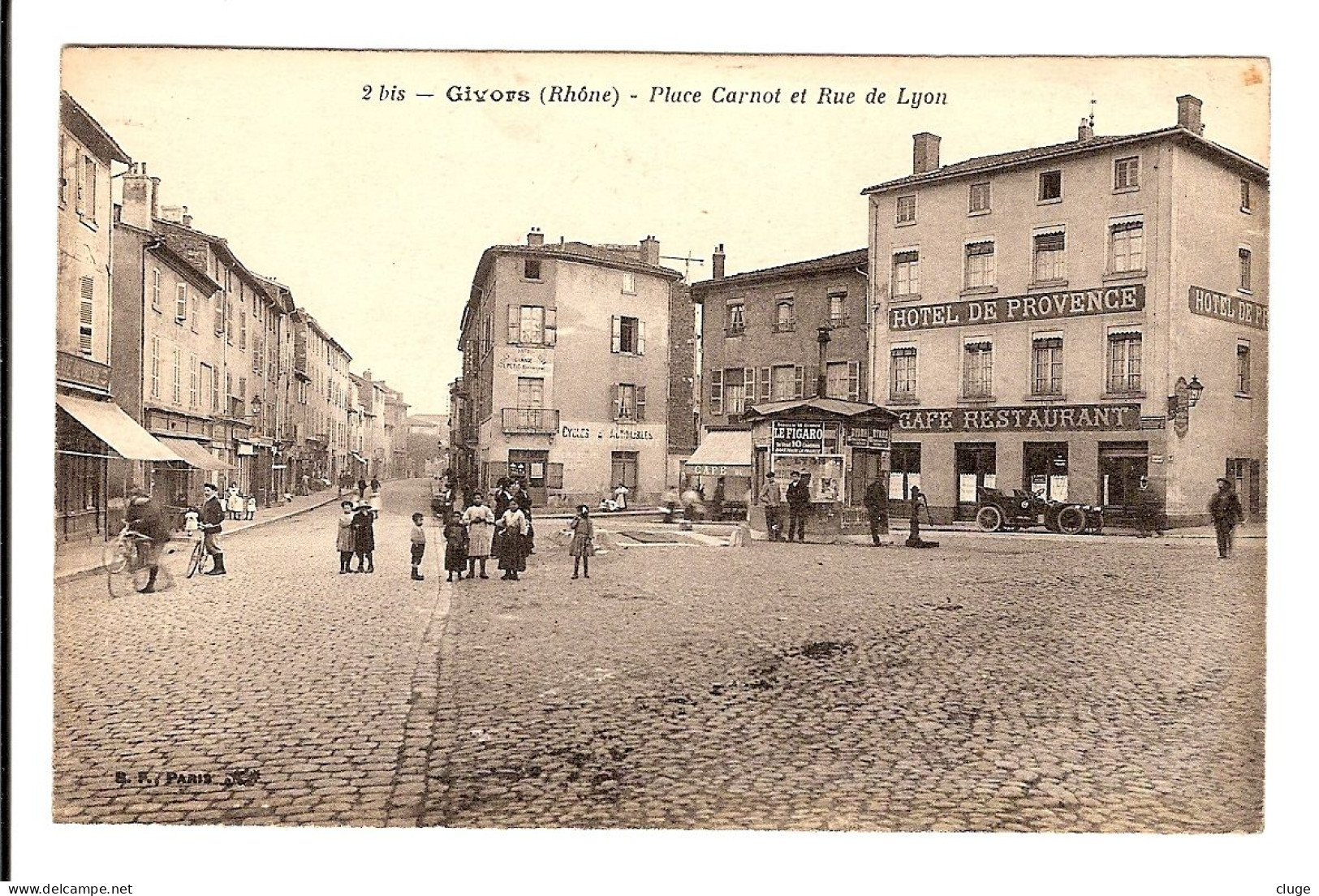 69 - GIVORS - Place Carnot Et Rue De Lyon - Hôtel De Provence - Givors