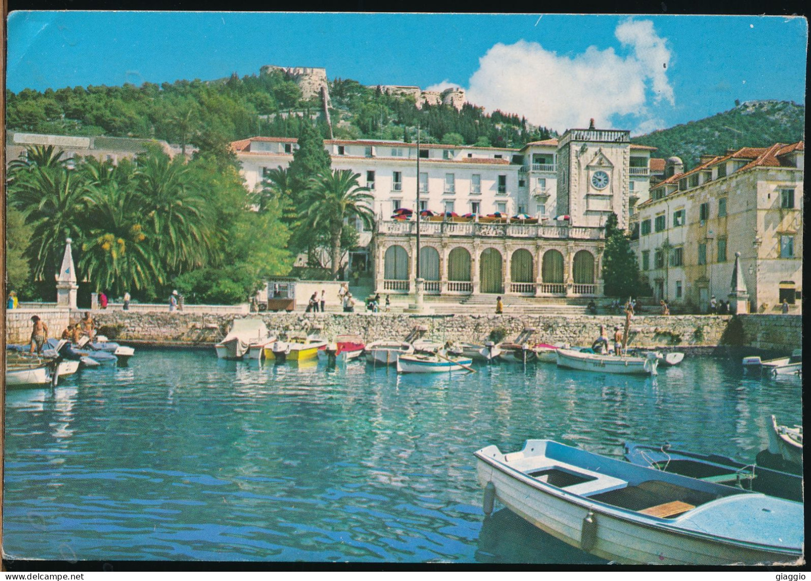 °°° 30906 - CROAZIA - HVAR - VIEW - 1986 With Stamps °°° - Croatie