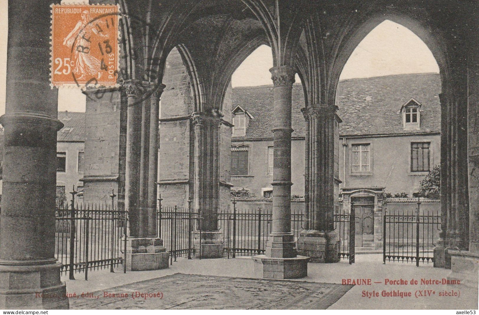 Beaune 21 (10448) Porche De Notre-Dame - Style Gothique ( XIV E Siècle) - Beaune