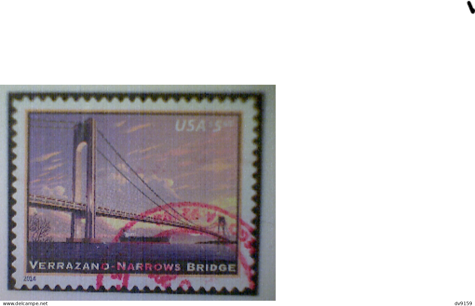 United States, Scott #4872, Used(o), 2014, Verrazano Narrows Bridge, $5.60, Multicolored - Used Stamps