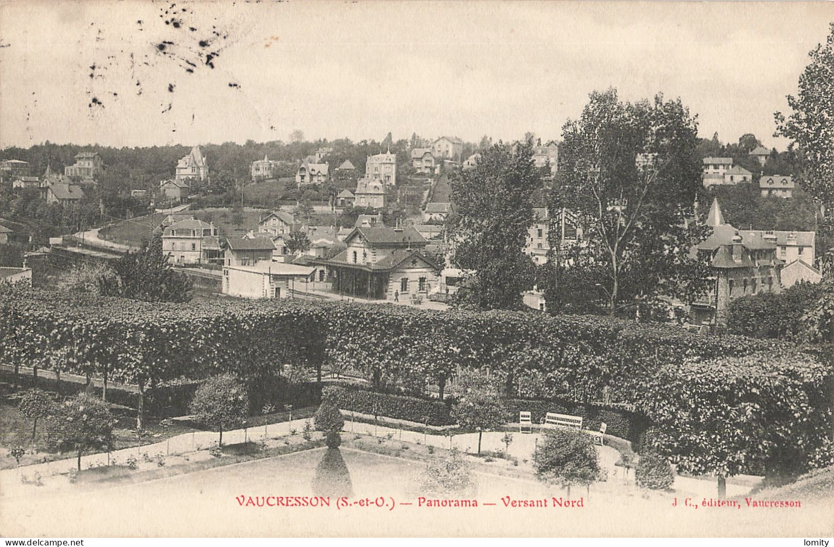 92 Vaucresson Panorama Versant Nord CPA - Vaucresson