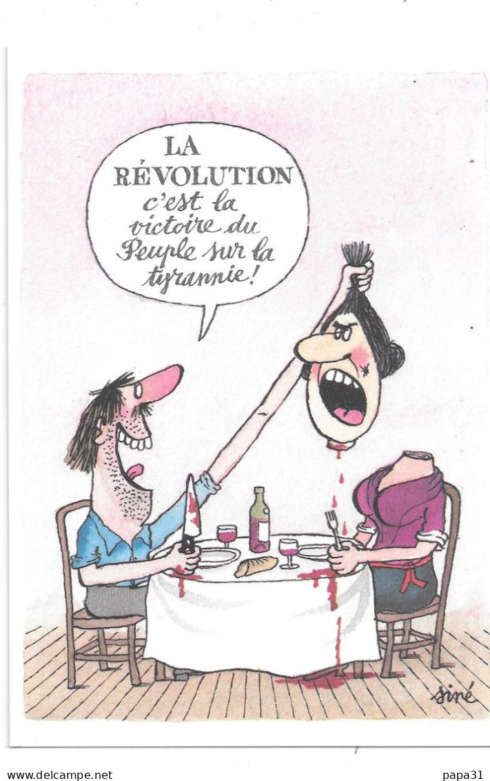 LLUSTRATEUR SINE REVOLUTION FRANCAISE HUMOUR LA REVOLUTION TETE COUPEE ED. NOUVELLES IMAGES - Sine