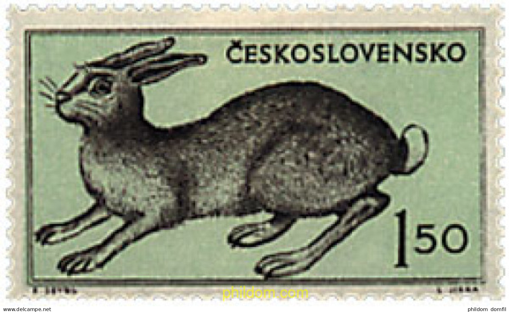 730533 MNH CHECOSLOVAQUIA 1955 FAUNA - Unused Stamps