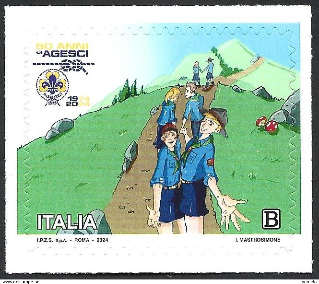 ITALIA - 2024  50° Anniversario Agesci - 2021-...: Mint/hinged