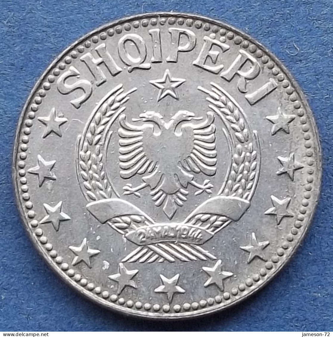 ALBANIA - 1/2 Leku 1957 KM# 35 Peoples Socialist Republic (1946-1992) - Edelweiss Coins - Albanien