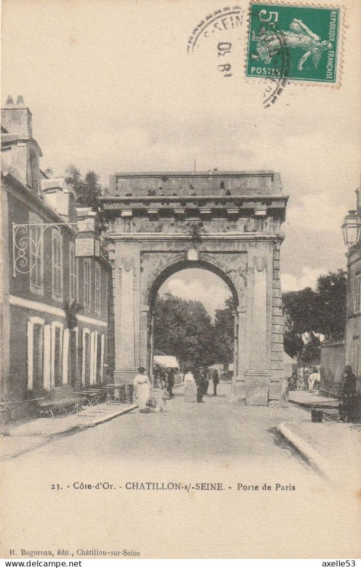 Châtillon-sur-Seine  21 (10453)  Porte De Paris - Chatillon Sur Seine