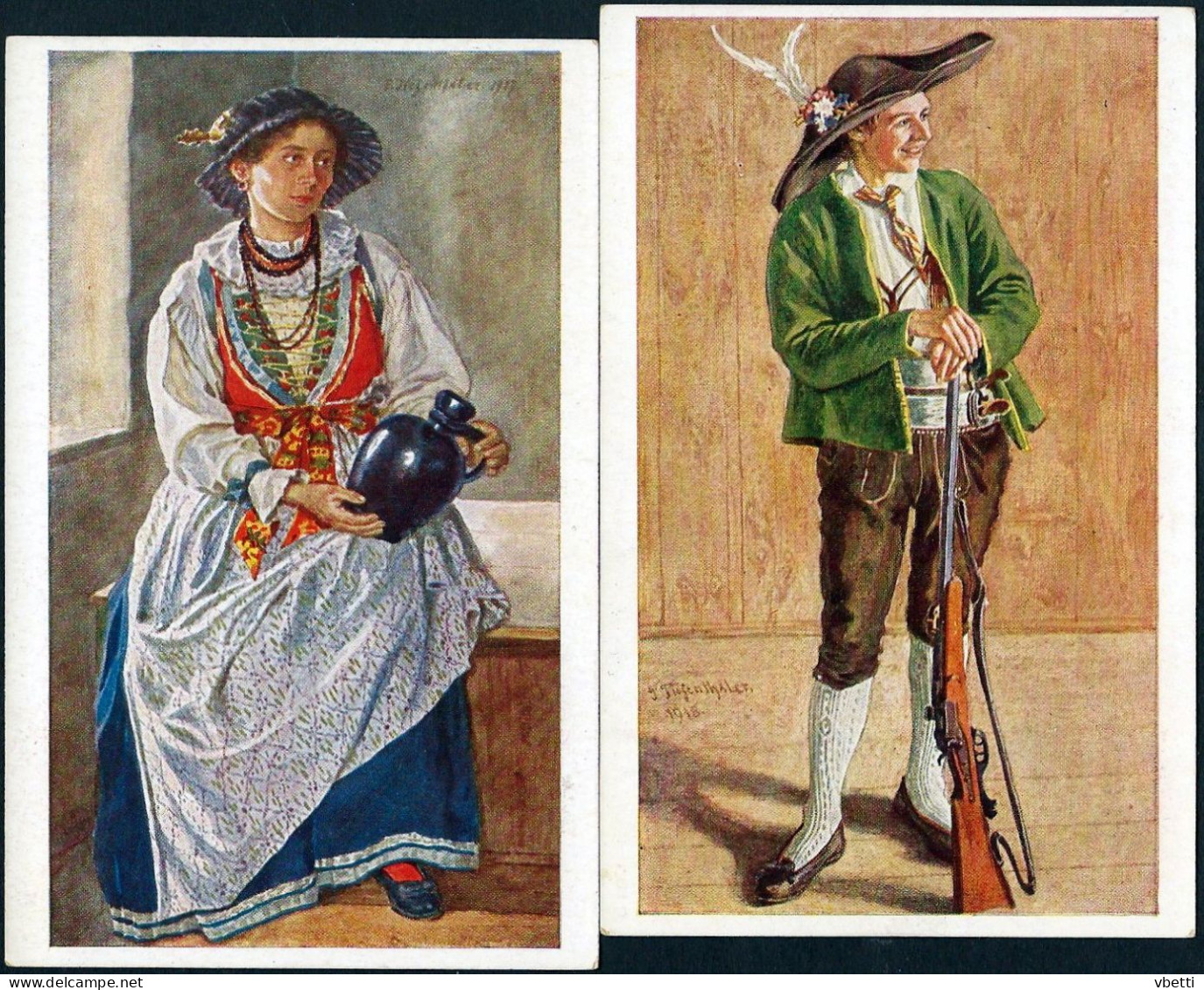 Italy / Italia: Tiroler Trachten, Fassatal I Passeier - Costumes