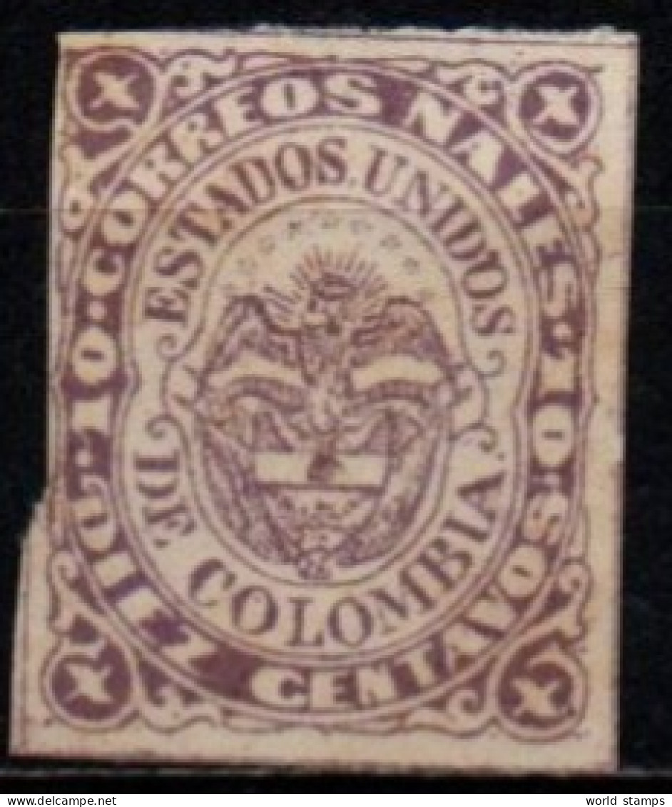 COLOMBIE 1868-77 SANS GOMME - Colombie
