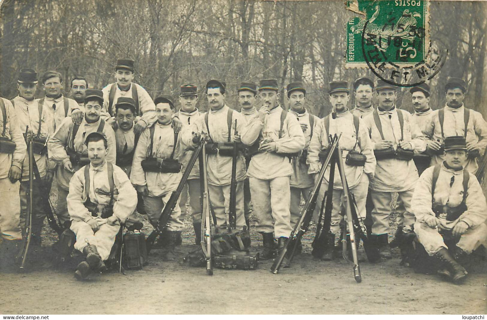 CARTE PHOTO TOUL GROUPE DE MILITAIRES - Bitche