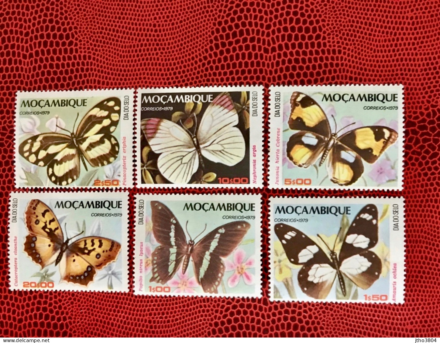MOZAMBIQUE 1979 6v Neuf MNH ** Mi 731 / 736 YT 725 / 730 Mariposa Butterfly Borboleta Schmetterlinge Farfalla MOCAMBIQUE - Farfalle