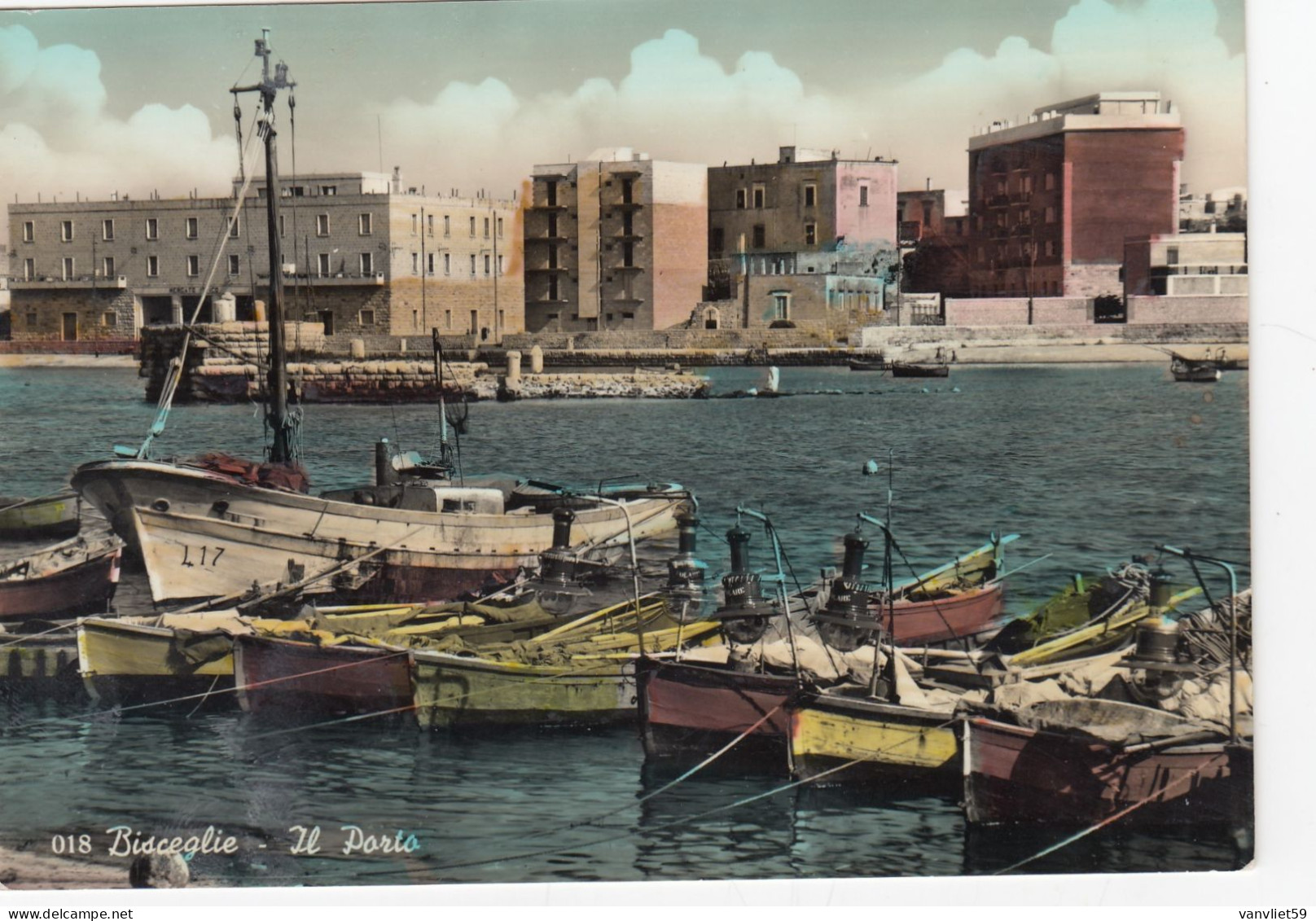 BIECEGLIE-BARLETTA ANDRIA-TRANI-CARTOLINA VERA FOTOGRAFIA-NON VIAGGIATA 1955-1960 - Bisceglie