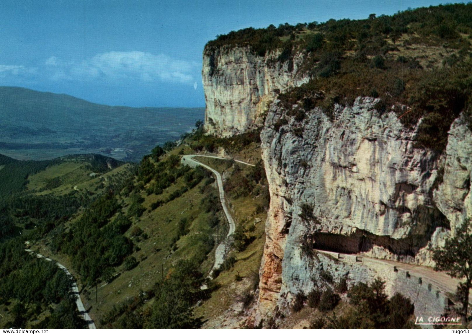 (RECTO / VERSO) ENVIRONS DE PONT EN ROYANS - LA ROUTE ET LE TUNNEL DE PRESLES - CPSM GF NON VOYAGEE - Pont-en-Royans