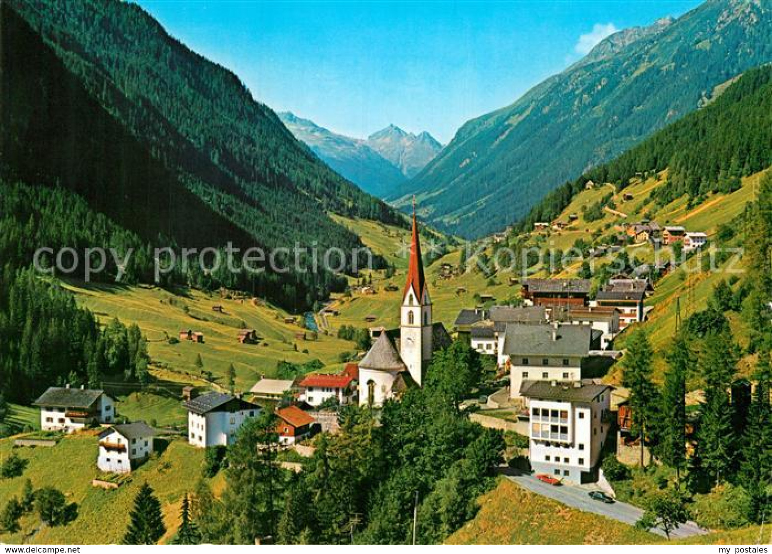 73005439 Kappl Tirol Kirche Panorama  - Autres & Non Classés