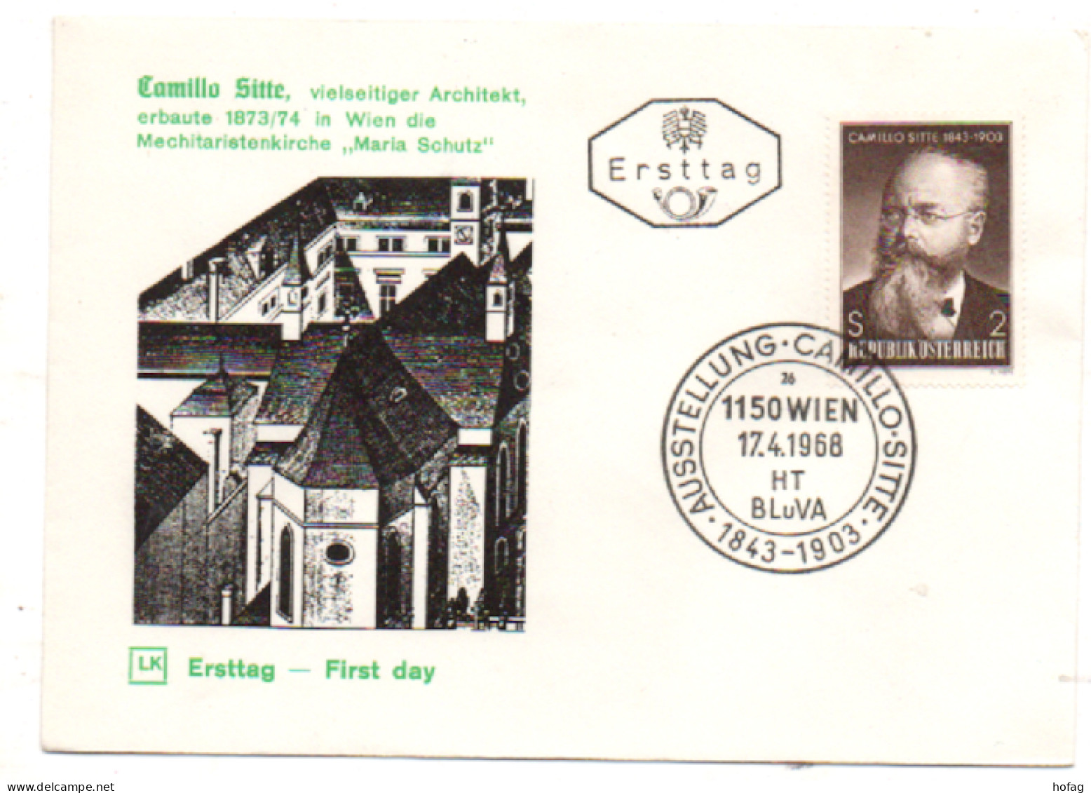 Österreich 1968 MiNr.: 1258 Ersttag Sitte Austria FDC Scott: 808 YT: 1091 Sg: 1517 - FDC