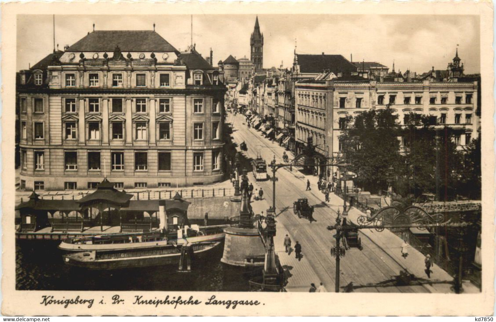 Königsberg - Kneiphöfsche Langgasse - Ostpreussen