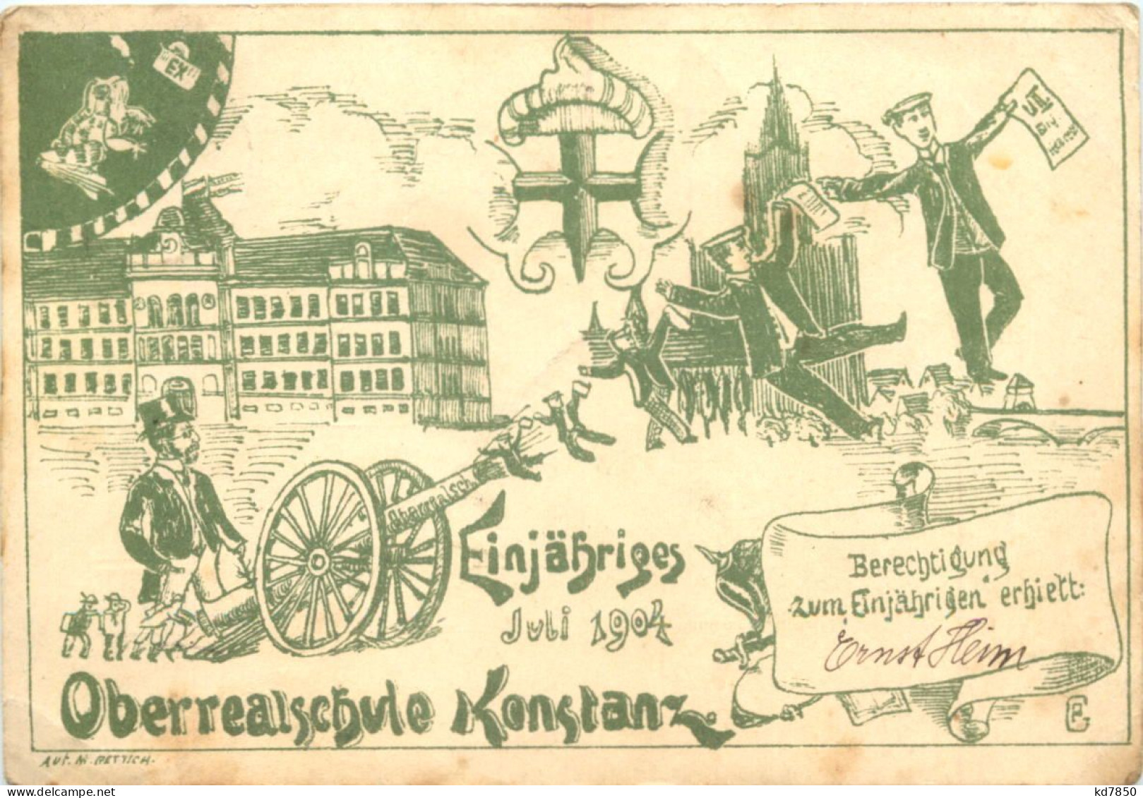 Konstanz - Einjähriges 1904 - Studentika - Konstanz