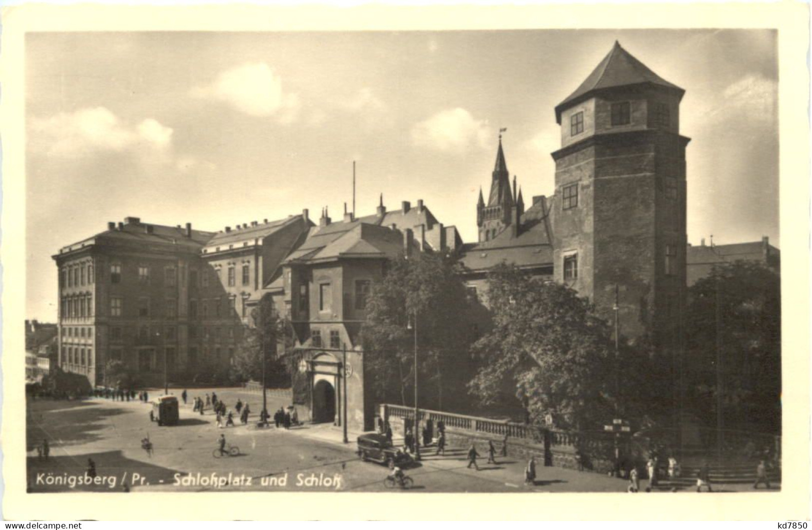 Königsberg - Schlossplatz Und Schloss - Ostpreussen