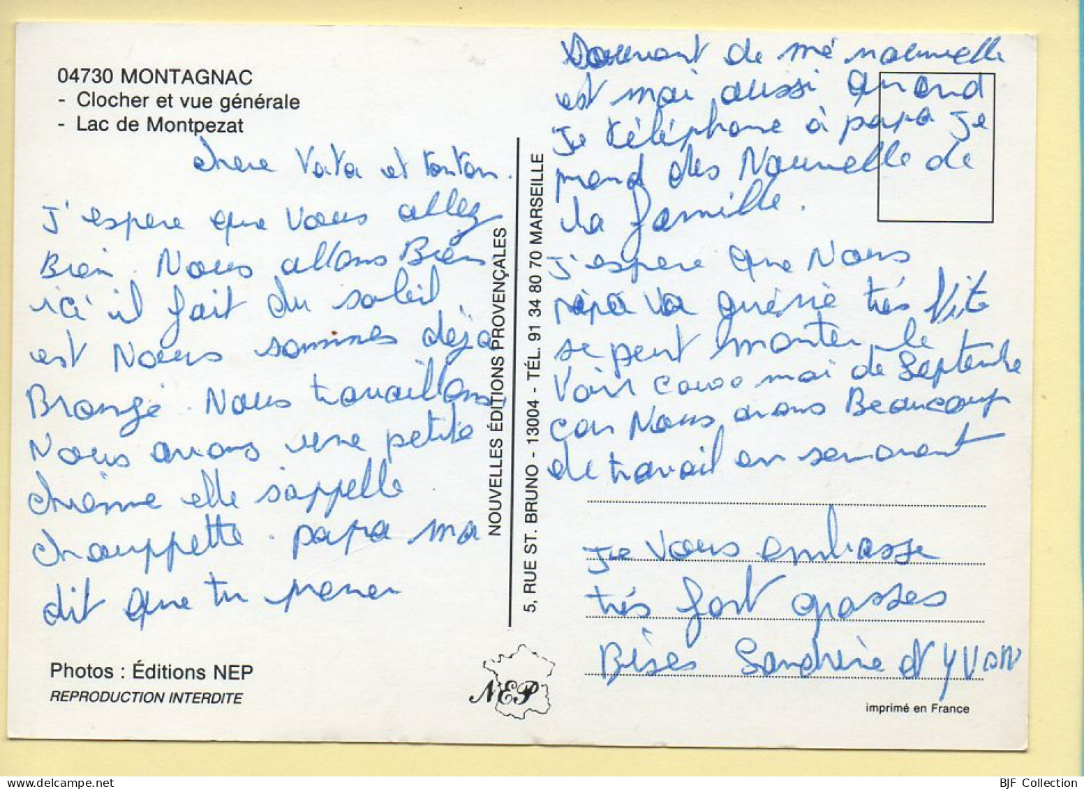 04. MONTAGNAC – 3 Vues (voir Scan Recto/verso) - Other & Unclassified