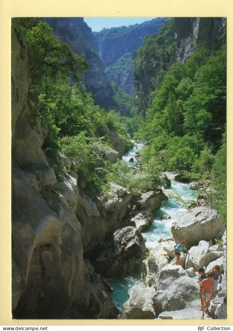 04. GORGES DU VERDON – Vue Du Fond – Randonnée Accompagnée Par Un Guide Local (animée) (voir Scan Recto/verso) - Andere & Zonder Classificatie