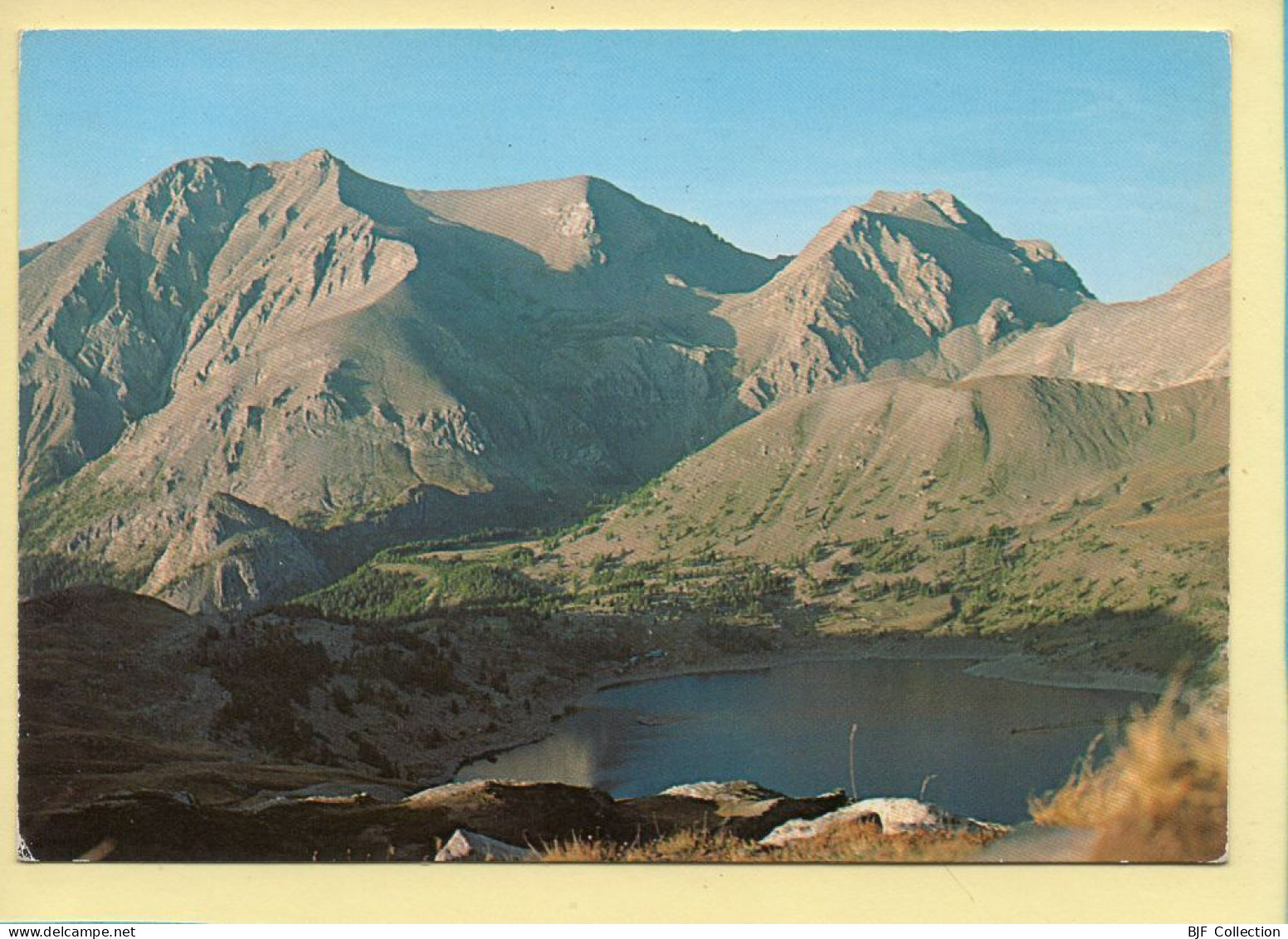 04. LE LAC D'ALLOS Vu Depuis Le Col De L'EMCOMBRETTE / Au Fond Le Mont PELAT (voir Scan Recto/verso) - Andere & Zonder Classificatie