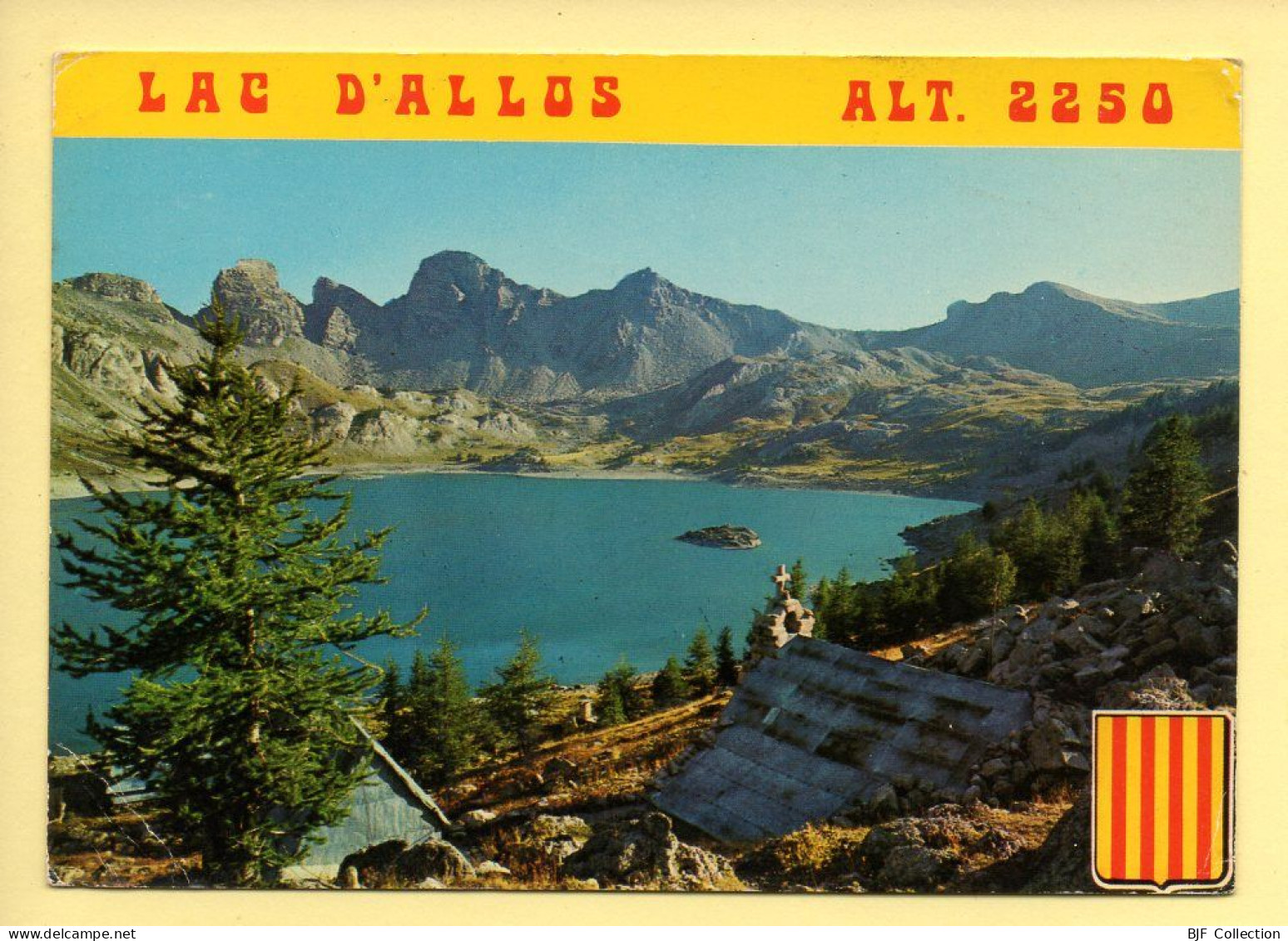 04. LAC D'ALLOS – Vue Générale / Blason (voir Scan Recto/verso) - Other & Unclassified