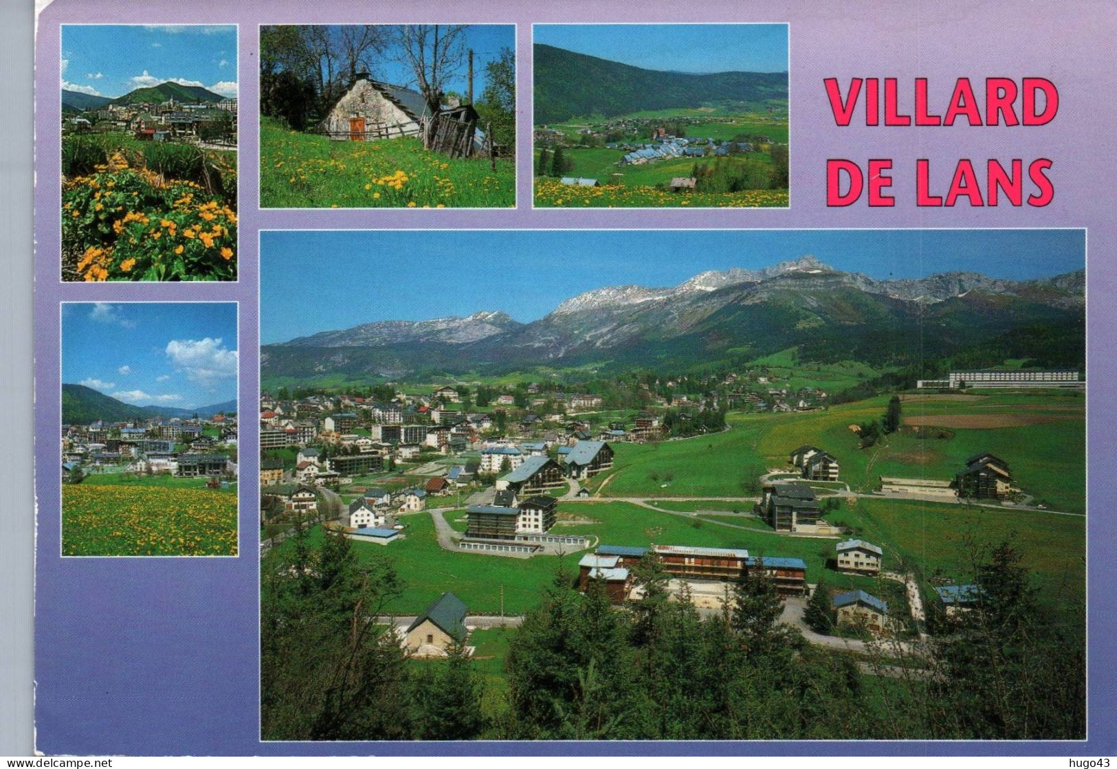 (RECTO / VERSO) VILLARD DE LANS - MULTIVUES - CPM GF VOYAGEE - Villard-de-Lans