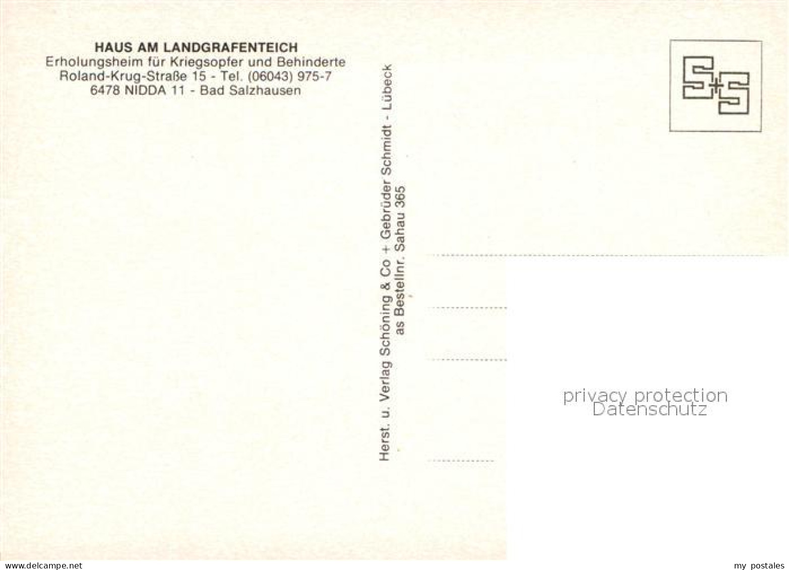 73004226 Bad Salzhausen Haus Am Landgrafenteich Bad Salzhausen - Other & Unclassified