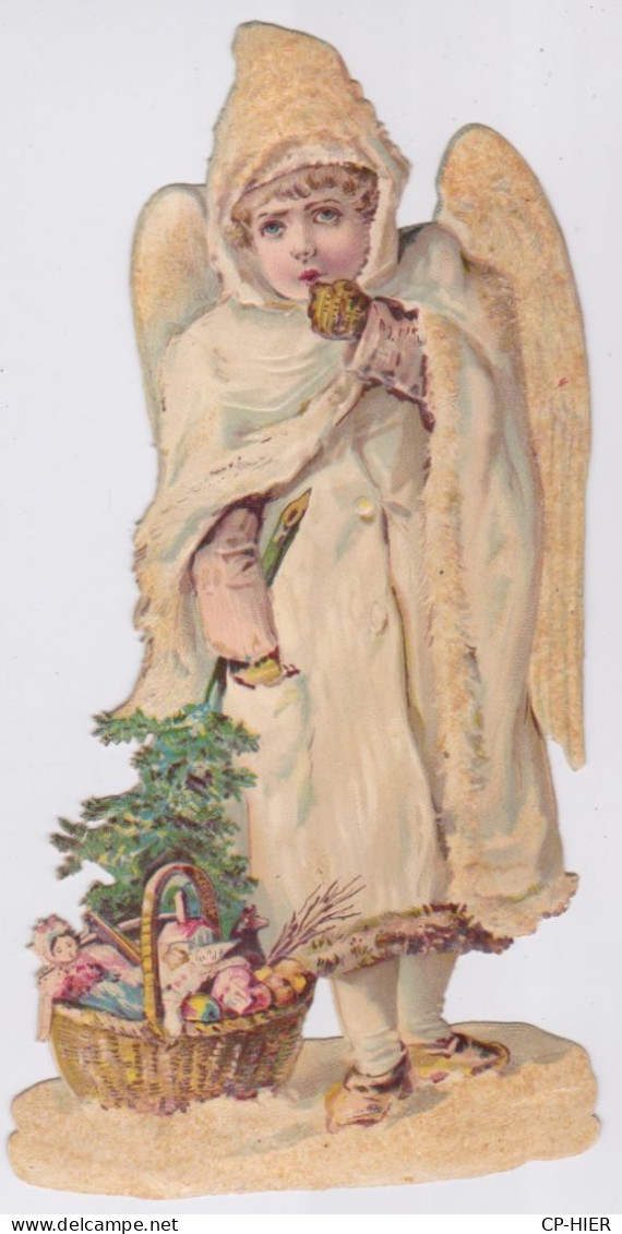 CHROMOS - CHROMO - DECOUPIS - ANGELOT SAPIN DE NOEL - Christmas